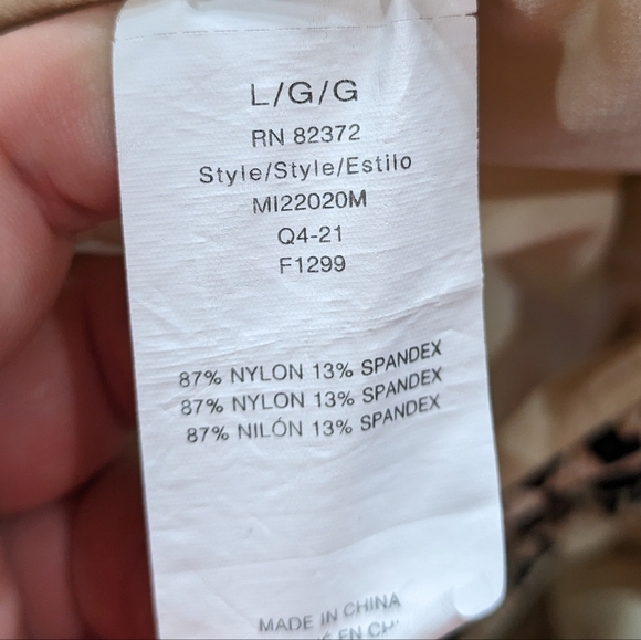 Ibiza black tan cheetah leopard print one shoulder one piece swimsuit L - Picture 9 of 11